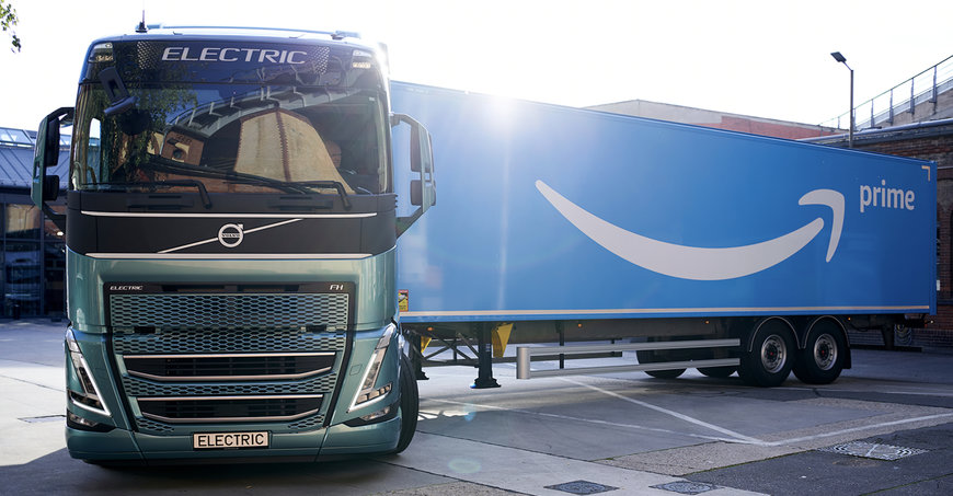 VOLVO LASTVAGNAR LEVERERAR 20 TUNGA ELLASTBILAR TILL AMAZON